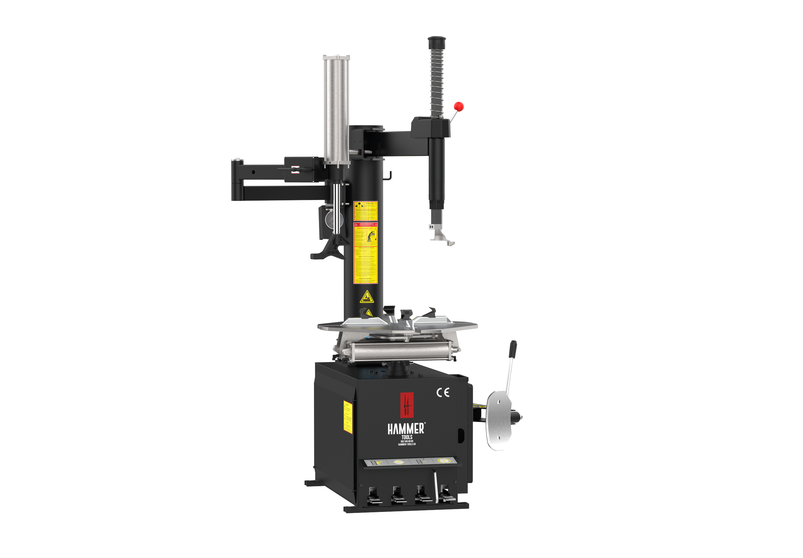 Halbautomatische Reifenmontiermaschine HAMMER TOOLS CTC 10"-24" mit Hilfsarm HPL 825